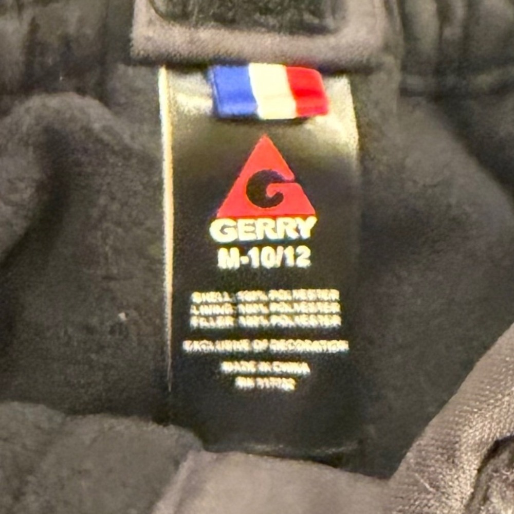 Gerry Snow Pants Boys Size 10-12 Black Insulated Waterproof Ski Snowboard - Picture 4 of 5